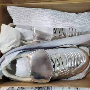 Steve Madden Silver Sneakers